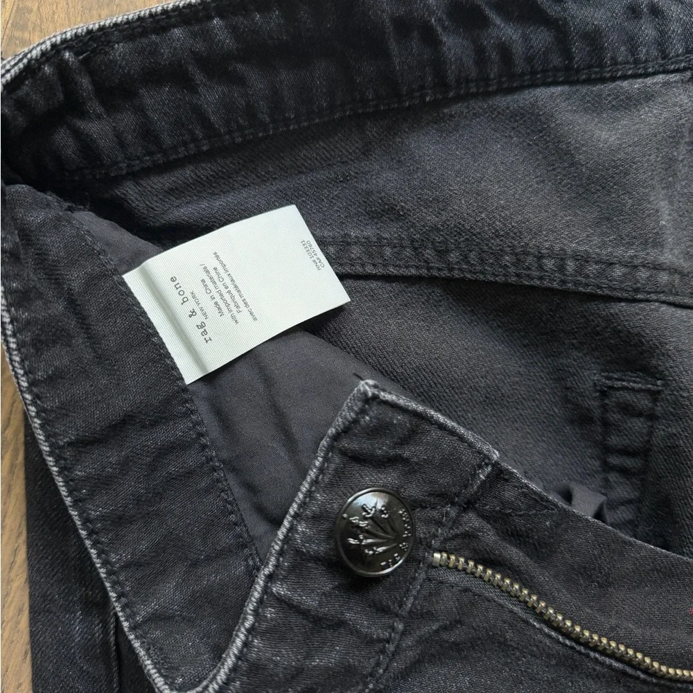 Rag & Bone Featherweight Logan Wide leg mid Jeans - Picture 10 of 12